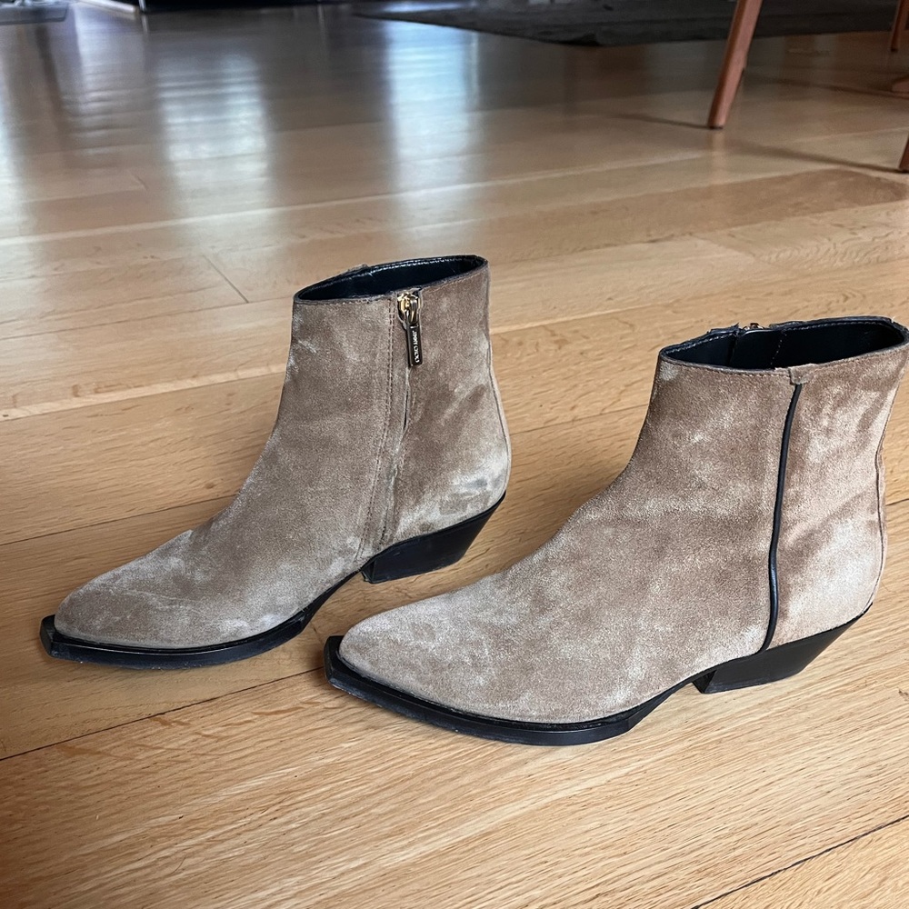 Jimmy Choo Western Suede Booties